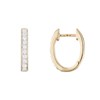 Boucles d'oreilles Or Jaune 'PURE SEDUCTION' Diamants 0,20 carat - vue V1