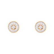 Boucles d'oreilles Or Jaune 'DIVINE' Diamants 0,12 carat