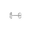 Boucles d'oreilles 'Aéla' Or blanc et Diamant - vue V3