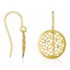 Boucles d'oreilles or jaune 'Dandelion' - vue V1