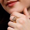 Bague 'Apollon Éblouissant' Or jaune et Diamant - vue V2