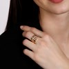 Bague 'Apollon Éblouissant' Or jaune et Diamant - vue V3