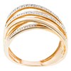 Bague 'Apollon Éblouissant' Or jaune et Diamant - vue V4