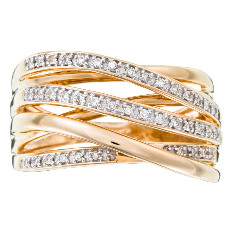 Bague 'Apollon Éblouissant' Or jaune et Diamant - vue 5