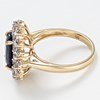 Bague 'Craquante' Or jaune et Saphir - vue V4
