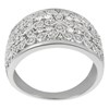 Bague ' Alix' Or blanc et Diamant - vue V3