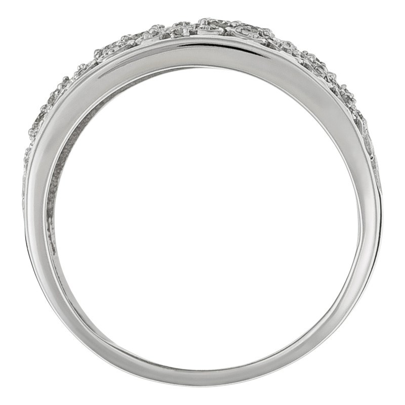 Bague ' Alix' Or blanc et Diamant - vue 5