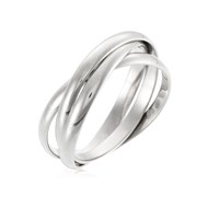 Bague 'Liberté' Or blanc