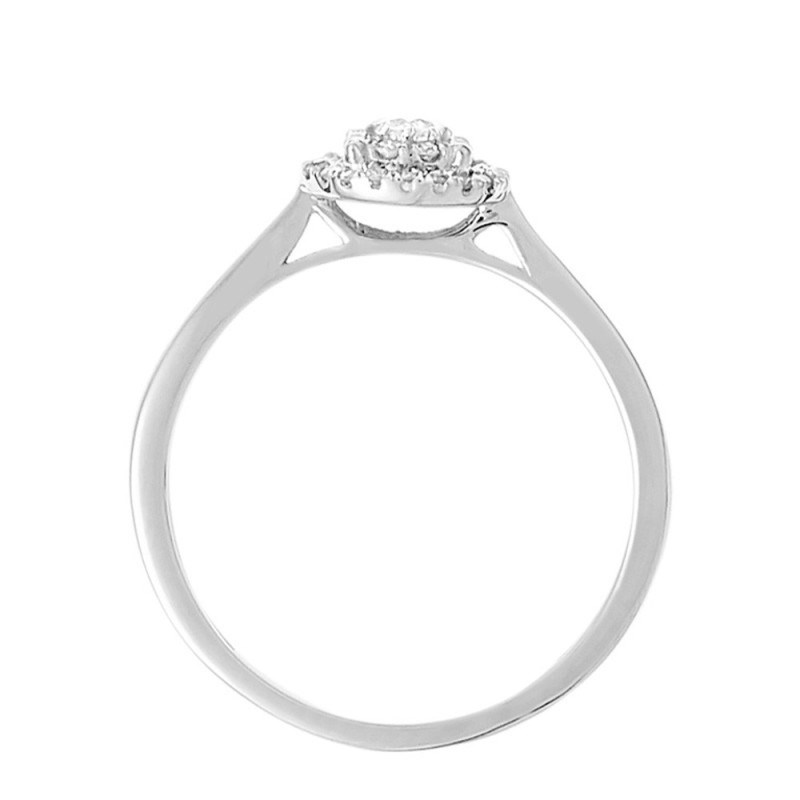 Bague ' Ophélie' Or blanc et Diamant - vue 3