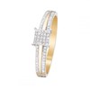 Bague ' Clémence' Or jaune et Diamant - vue V1