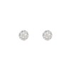 Boucles d'oreilles 'Syana' Or blanc et Diamant - vue V3