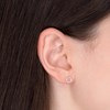 Boucles d'oreilles 'Le Virtuose' Or blanc et Diamant - vue V2