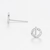 Boucles d'oreilles 'Le Virtuose' Or blanc et Diamant - vue V3