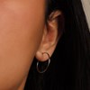 Boucles d'oreilles 'Ravissant' Or blanc - vue V2