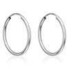 Boucles d'oreilles 'Ravissant' Or blanc - vue V5