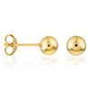 Boucles d'oreilles 'Chaleureuse' Or jaune - vue V1