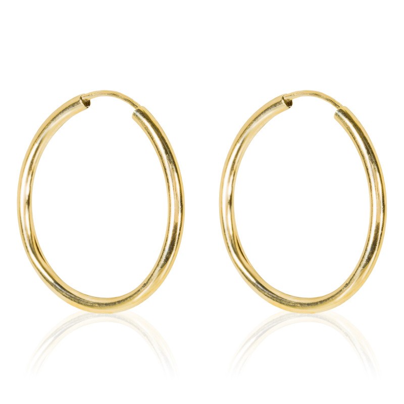 Boucles d'oreilles 'Ravissant' Or jaune - vue 4