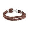 Bracelet Homme double corde nylon et ancre acier - vue V2