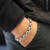 Bracelet Homme Argent Rocaille - vue V2