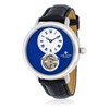 Montre Louis Cottier STORYMATIC Automatique 43 mm Bleu boitier argenté - bracelet noir - HB34330C4BC1 - vue V1