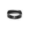 Bague en Acier 316L et cable - gris vieilli - vue V1