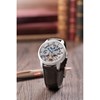Montre homme automatique squelette Earnshaw - Bracelet cuir - Multifonctions - Longitude - vue V3
