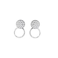 Boucles d'oreilles argent 925 oxyde