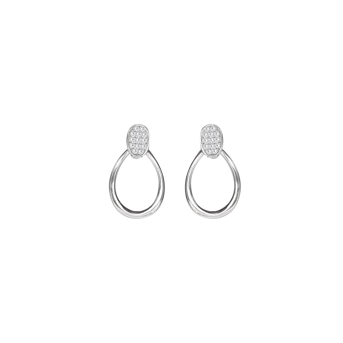 Boucles d'oreilles argent 925 oxyde