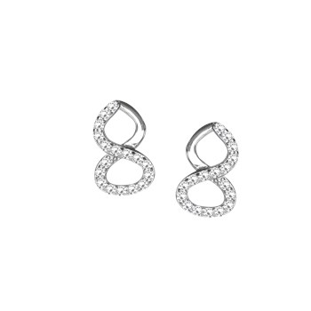 Boucles d'oreilles argent 925 oxyde