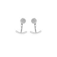 Boucles d'oreilles argent 925 oxyde