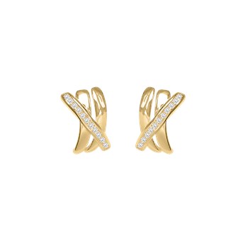 Vergulde oxide oorbellen