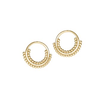 Boucles d'oreilles plaquées or