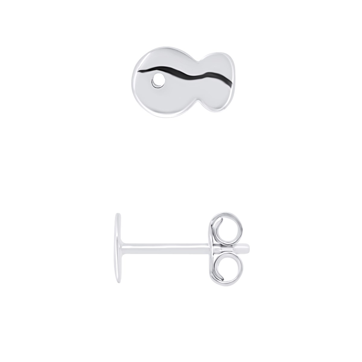 Boucles d'Oreilles POISSON - Argent 925