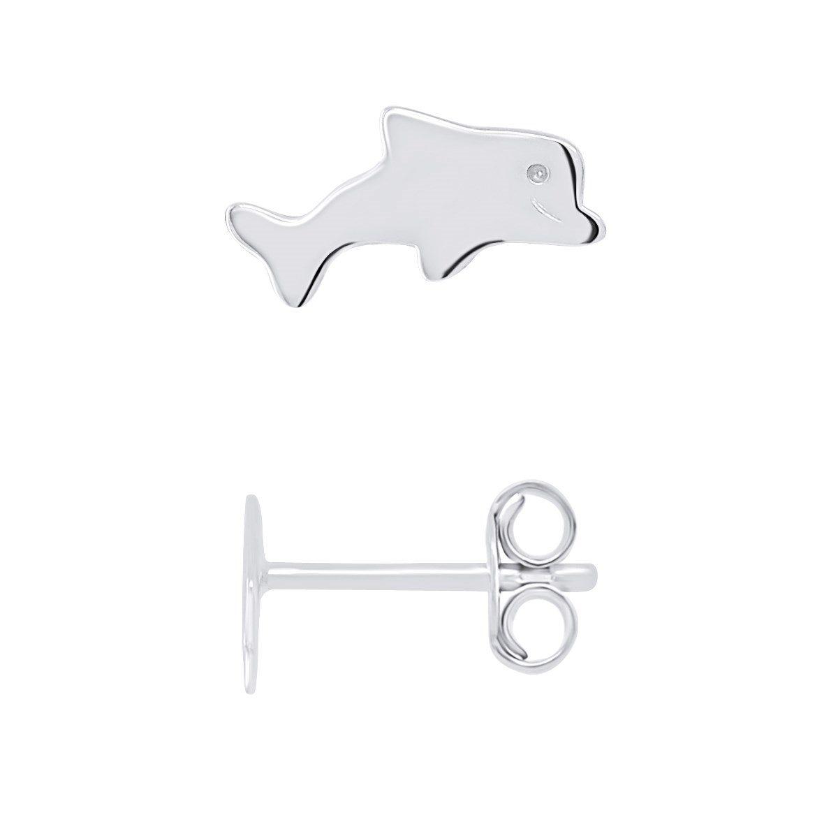 Boucles d'Oreilles DAUPHIN - Argent 925