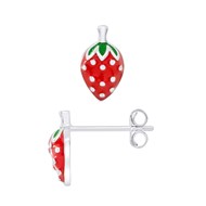 Boucles d'Oreilles FRAISE - Argent 925