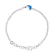 Bracelet DAUPHIN BLEU - Argent 925