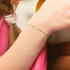 Bracelet DAUPHIN COEUR AJOURÉ - Or Jaune - vue V2