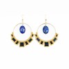 Boucles d'oreilles Osiris Lapis Lazuli - vue V1