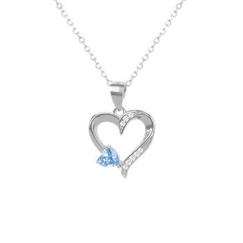 Collier argent 925 oxyde teinté topaze