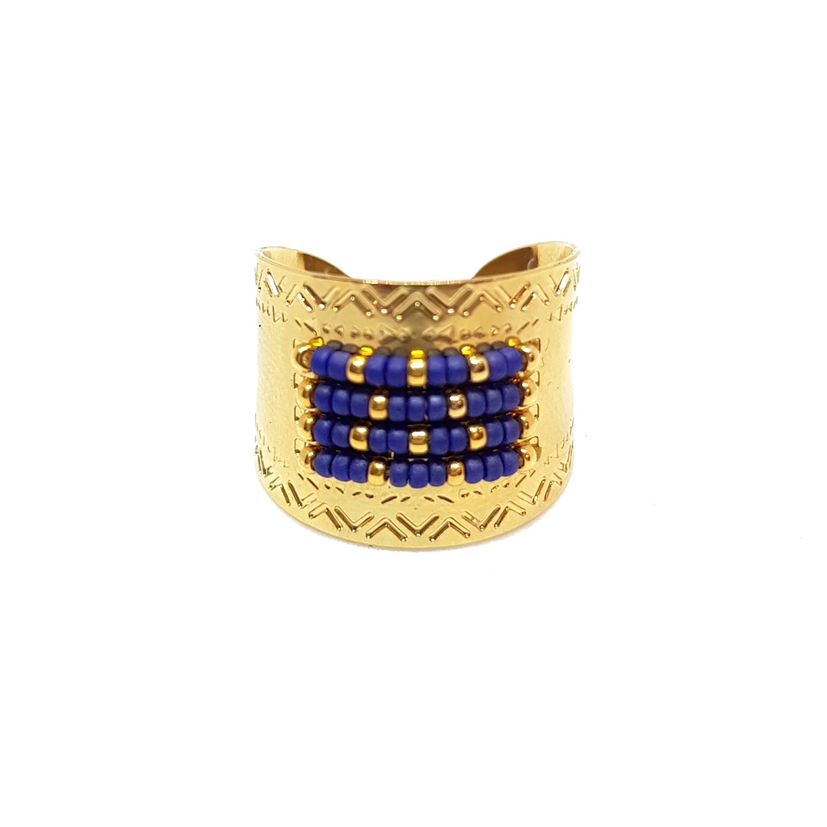 Bague Icate XL bleu marine