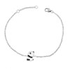 Bracelet Panda Argent 925 Rhodié - Bijou Émaillé Collection Enfant - vue V1