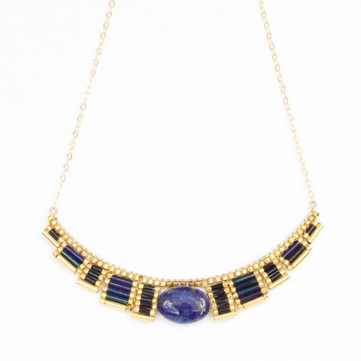 Collier Osiris Lapis Lazuli