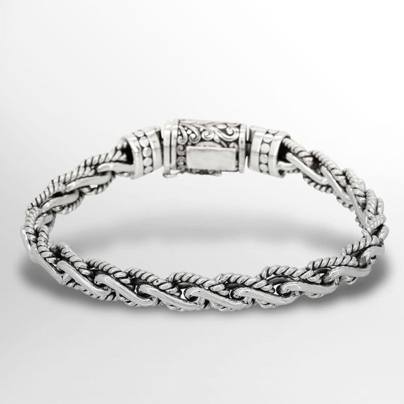 Bracelet Homme Argent 925/1000 'Zephyrin' Taille L - vue 2