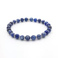 Bracelet de perles homme Lapis Lazuli 6 mm