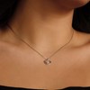 Pendentif 'Enclin Mystique' Or blanc et Diamant - vue V2