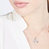 Pendentif 'Ceuta' Or Blanc et Diamants - vue V2