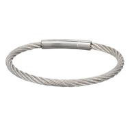 Bracelet Homme cable acier Fermoir 'ZACK '