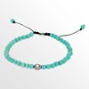 Bracelet Homme 'ELIS' avec perles Turquoise et Argent 925 - vue V1