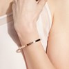 'SOEUR DE COEUR' Jonc rosé bracelet à message - vue V2