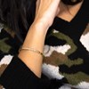 'UNE MAMAN EN OR' Jonc doré bracelet à message - vue V3